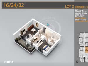 Apartament Decomandat 2 camere - Th. Pallady Metrou N. Teclu — miniatura 4