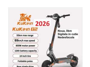 Sigilata - G2 2026 Kukirin‼️editia 2026‼️ 55 Km/h, Motor 800W‼️Noua‼️In cutie cu toate accesoriile, Neatinsa, Sigilata — miniatura 10