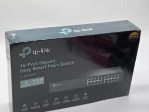 Switch TP-Link TL-SG1016PE, 16 porturi Gigabit, SIGILAT — miniatura 3