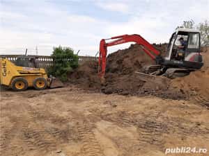 Închiriez bobcat si buldoexcavator miniexcavator — miniatura 4