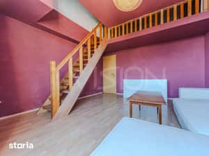 Dormitor + living pe 2 niveluri | 60 mp | mobilat mediu | Iris-Oașului — miniatura 6
