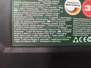 Mini freza Parkside 12 V  1,3 ah masina de gaurit si slefuit fin — miniatura 6