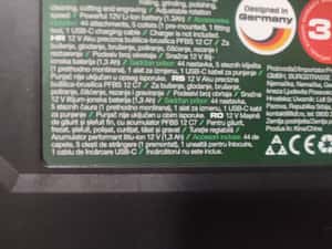 Mini freza Parkside 12 V  1,3 ah masina de gaurit si slefuit fin — miniatura 9