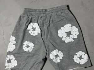 Denim Tears Pantaloni Scurti Gri — miniatura 2