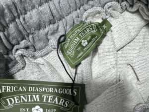 Denim Tears Pantaloni Scurti Gri — miniatura 3