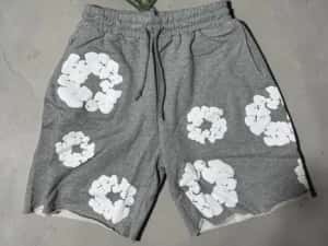 Denim Tears Pantaloni Scurti Gri — miniatura 5