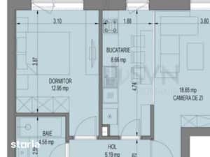 Apartament premium 2 camere Nusco City — miniatura 4