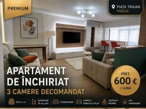 PRIMA ÎNCHIRIERE - Apartament 3 camere LUX — miniatura 3