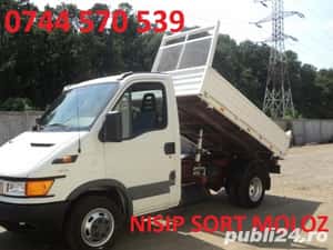 O744570539 Aduc Nisip , Balast , Sort , Mranita ,ridic moloz IEFTIN !