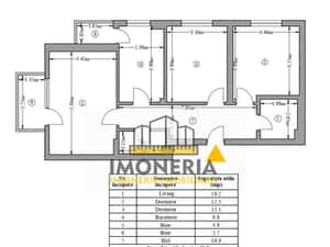 3 camere-decomandat-parcare-100 m Metrou M. Bravu-0% comision — miniatura 6