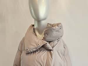 Massimo Dutti geaca puf natural gasca — miniatura 7