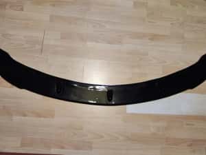 Prelungire lip spoiler bara fata BMW Seria 3 E90/E91 Facelift Negru — miniatura 7