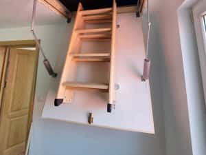 Scară metalică/lemn, pentru pod sau mansard — miniatura 5