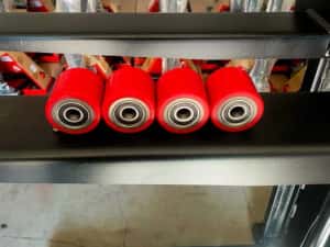 Roata, rola furci transpalet manual poliuretan 80X60, 80X70 — miniatura 8