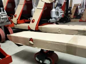 Roata, rola furci transpalet manual poliuretan 80X60, 80X70 — miniatura 10