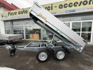 Remorca auto Eduard 750kg, obloane aluminiu, 1 ax / 2 axe, rabatare ALTA — miniatura 6