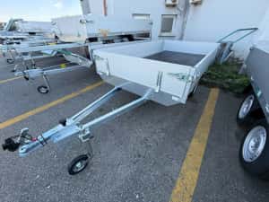 Remorca auto Eduard 750kg, obloane aluminiu, 1 ax / 2 axe, rabatare ALTA — miniatura 7
