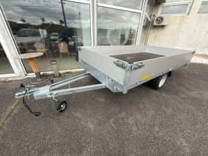Remorca auto Eduard 750kg, obloane aluminiu, 1 ax / 2 axe, rabatare ALTA — miniatura 8