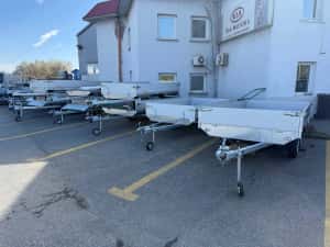 Remorca auto Eduard 750kg, obloane aluminiu, 1 ax / 2 axe, rabatare ALTA — miniatura 9