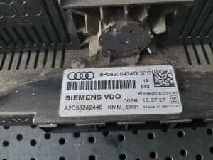 Panou comanda clima ac audi a3 8p 8p0820043ag — miniatura 3