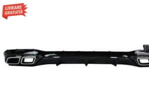 Difuzor Bara Spate cu Ornamente tobe Crom Mercedes E-Class W213 (2016- — miniatura 1