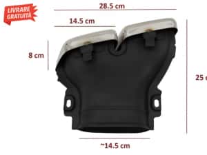 Difuzor Bara Spate cu Ornamente tobe Crom Mercedes E-Class W213 (2016- — miniatura 8
