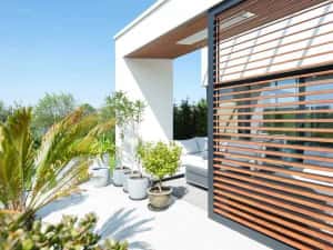 Incalzitoare pe peleti si glisiere aluminiu pentru terasa — miniatura 8