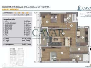 Proiect Cavar Residence 3 Camere 2 Bai 83 mp — miniatura 4