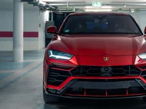 Lamborghini Urus second-hand elegant roșu — miniatura 2