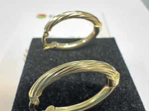 Cercei din aur 14k (69667.1/ 10 Pacurari 1) garantie 2 ani! — miniatura 4