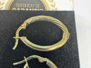 Cercei din aur 14k (69667.1/ 10 Pacurari 1) garantie 2 ani! — miniatura 5