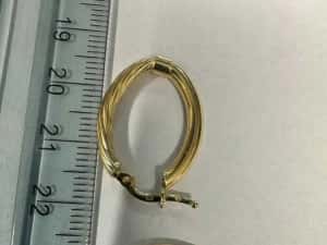 Cercei din aur 14k (69667.1/ 10 Pacurari 1) garantie 2 ani! — miniatura 6