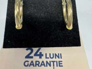 Cercei din aur 14k (69667.1/ 10 Pacurari 1) garantie 2 ani! — miniatura 10