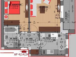 2 camere decomandate + parcare subterana, sector 4
