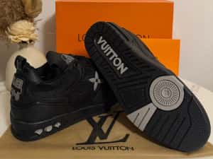 Adidasi/Papuci L O U I S V U I T T O N Black — miniatura 6