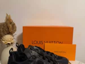 Adidasi/Papuci L O U I S V U I T T O N Black — miniatura 9