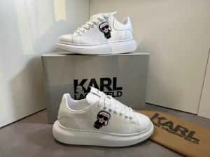 Adidasi KARL LAGERFELD White , Produs Nou - Full Box, Premium Unisex — miniatura 2