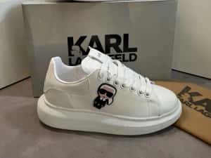 Adidasi KARL LAGERFELD White , Produs Nou - Full Box, Premium Unisex — miniatura 9