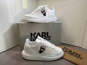 Adidasi KARL LAGERFELD White , Produs Nou - Full Box, Premium Unisex — miniatura 10