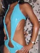 Costum de baie intreg monokini VERSACE import Italia turcuaz M 750 RON — miniatura 7