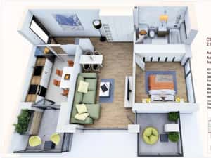 Apartamente cu 2 camere in cartierul Tudor — miniatura 5