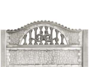 Gard beton Tracic 1 cu stâlpi simpli 1,7 m — miniatura 4