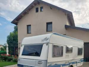 Rulota Fendt Saphir 490,an 2003,4 pers,fransbed,baie cadita dus wc fix,dus — miniatura 2
