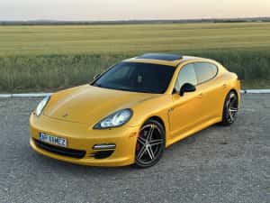 Porsche Panamera - 300 cai, 160.000km, Colant Galben Satin, fiscal pe loc — miniatura 2