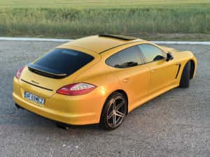 Porsche Panamera - 300 cai, 160.000km, Colant Galben Satin, fiscal pe loc — miniatura 3