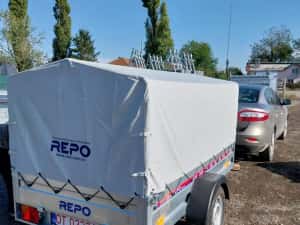 Remorca Auto,  750 kg Repo, Rar efectuat
