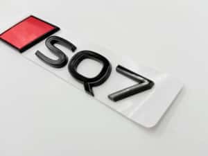 Emblema AUDI SQ7 spate negru NOU — miniatura 2
