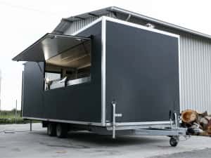 Rulote Fast Food Profesionale Posibilitate Leasing Auto, Echipare Completa Pentru Fast Food, Rotiserie, Grill, Burger, Shaorma Street Food Trailer — miniatura 7