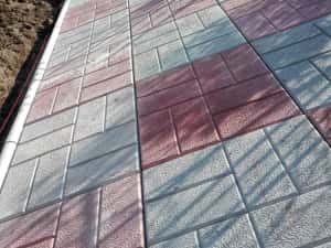 Producator pavele pavaje din beton - model 40x40 patinat montaj — miniatura 8