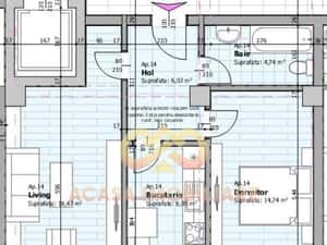 NOU PLATOU GALATA  IDEAL INVESTITIE AP. 2 CAMERE  DEC 57MP — miniatura 4